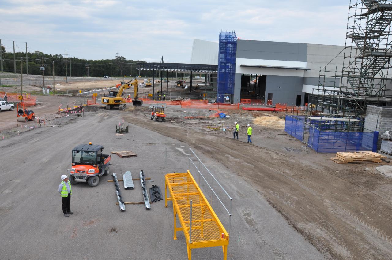 Construction works in Daniel Goodman’s Abigroup/Lendlease project archive